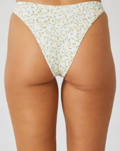 Ditsy Rib Medium French Bikini Bottom