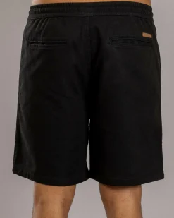 Division Elastic Waist Shorts