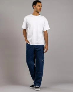 Double Knee Denim Pants