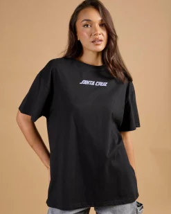Eclipse Dot Strip Oversized T-Shirt