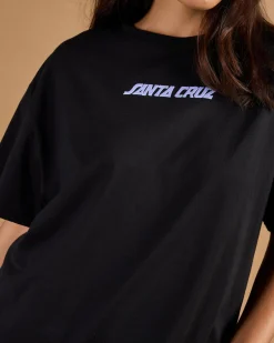 Eclipse Dot Strip Oversized T-Shirt