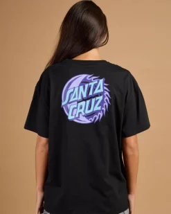 Eclipse Dot Strip Oversized T-Shirt