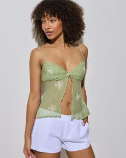 Elara Split Front Top