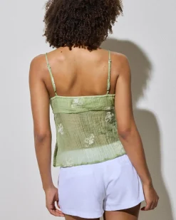 Elara Split Front Top