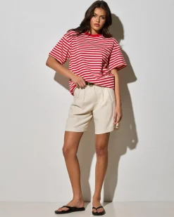 Elodie Stripe Oversized T Shirt