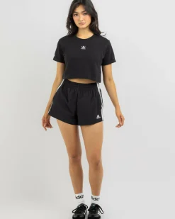 Essentials 3 Stripe Woven Shorts