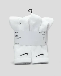 Everyday Cushioned Crew Socks 6 Pack