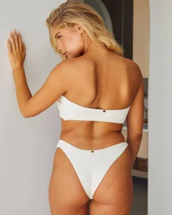 Evie Tie Bandeau Bikini Top