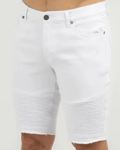 Expansion Denim Shorts