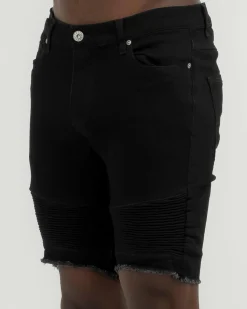 Expansion Denim Shorts