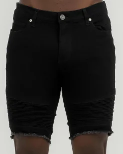 Expansion Denim Shorts