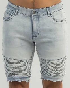 Expansion Denim Shorts