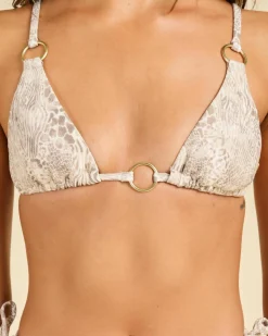 Feline Ring Triangle Bikini Top