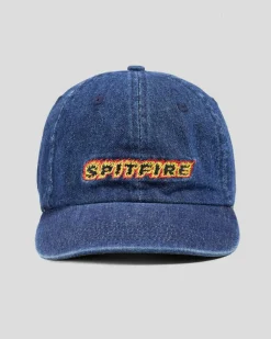 Flames Script Strapback Cap