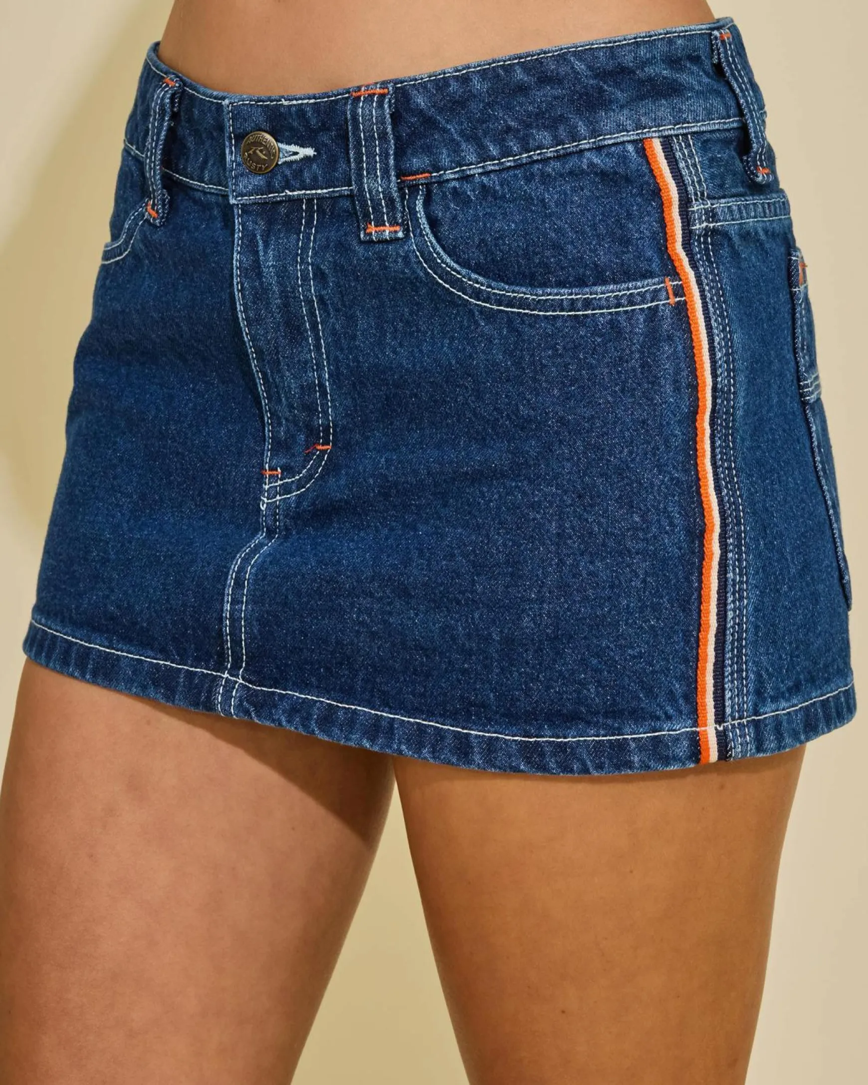Flip Mommy Mini Denim Skirt