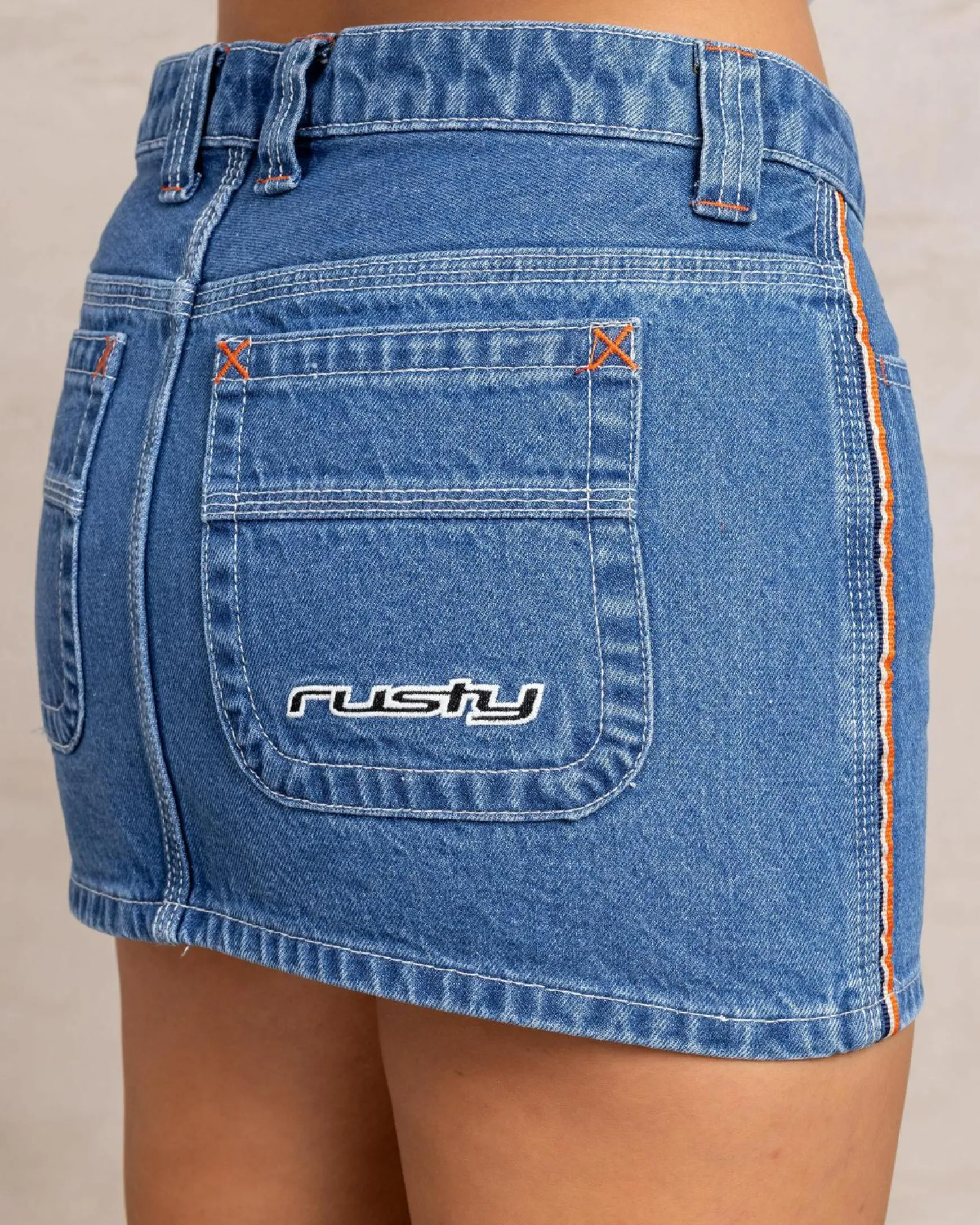Flip Mommy Mini Denim Skirt