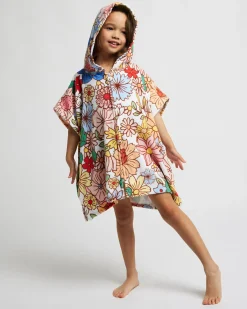 Flower Power Toddlers' Hooded Towel