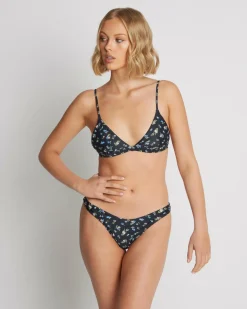 Fluer Floral High Cut Bikini Bottom