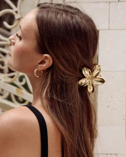 Frangipani Hair Claw Clip