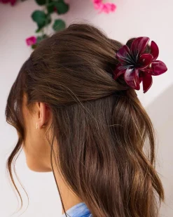 Frangipani Hair Claw Clip