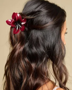 Frangipani Hair Claw Clip