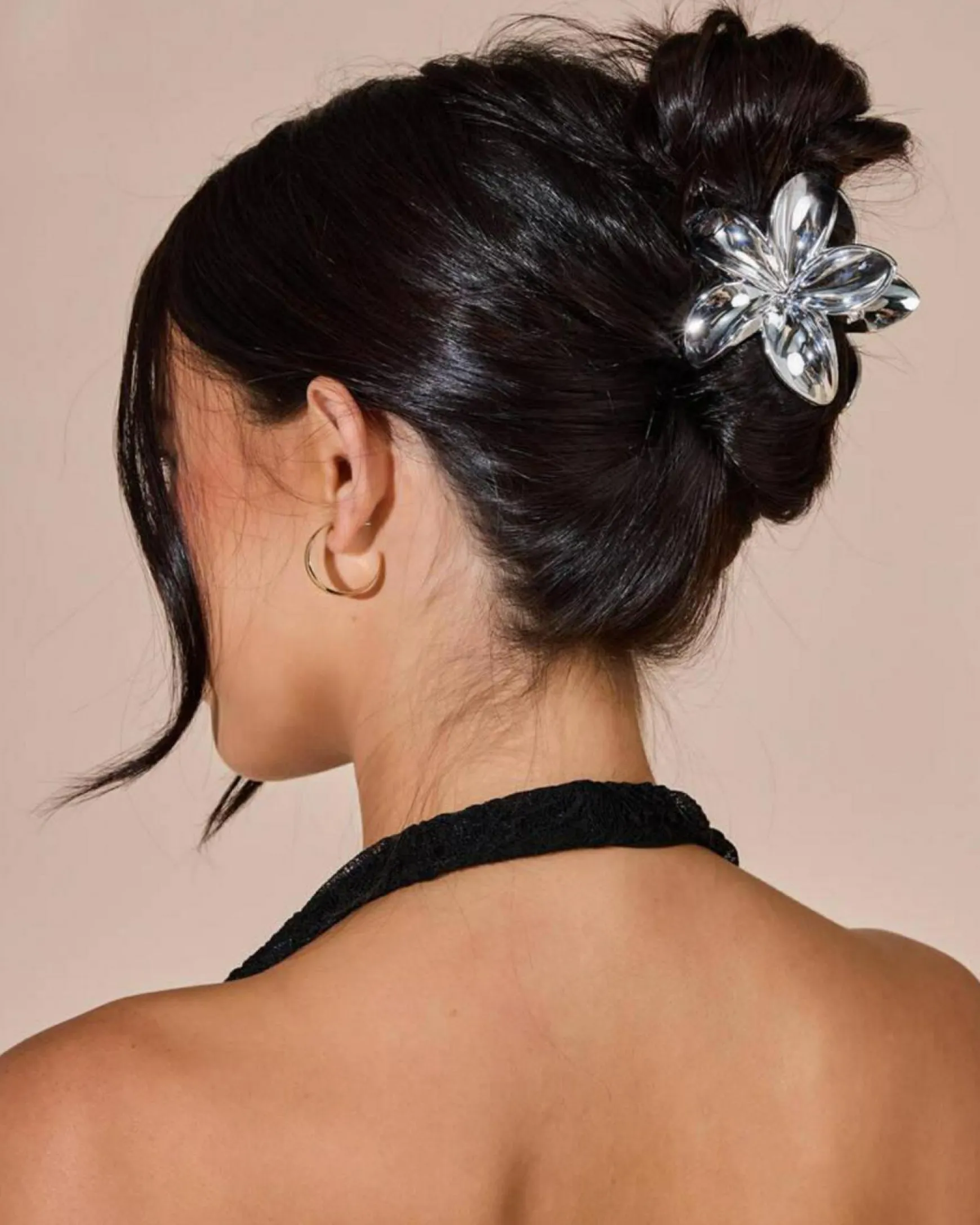 Frangipani Hair Claw Clip