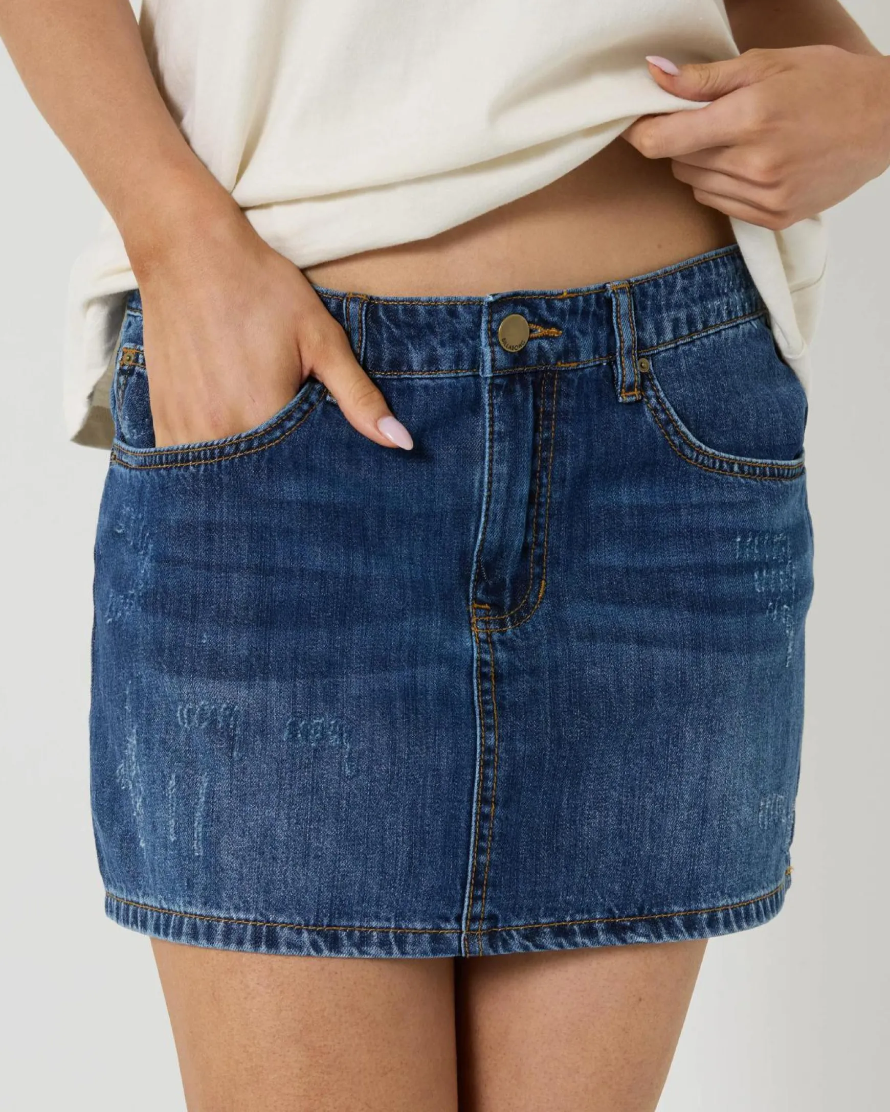 Frankie Denim Mini Skirt