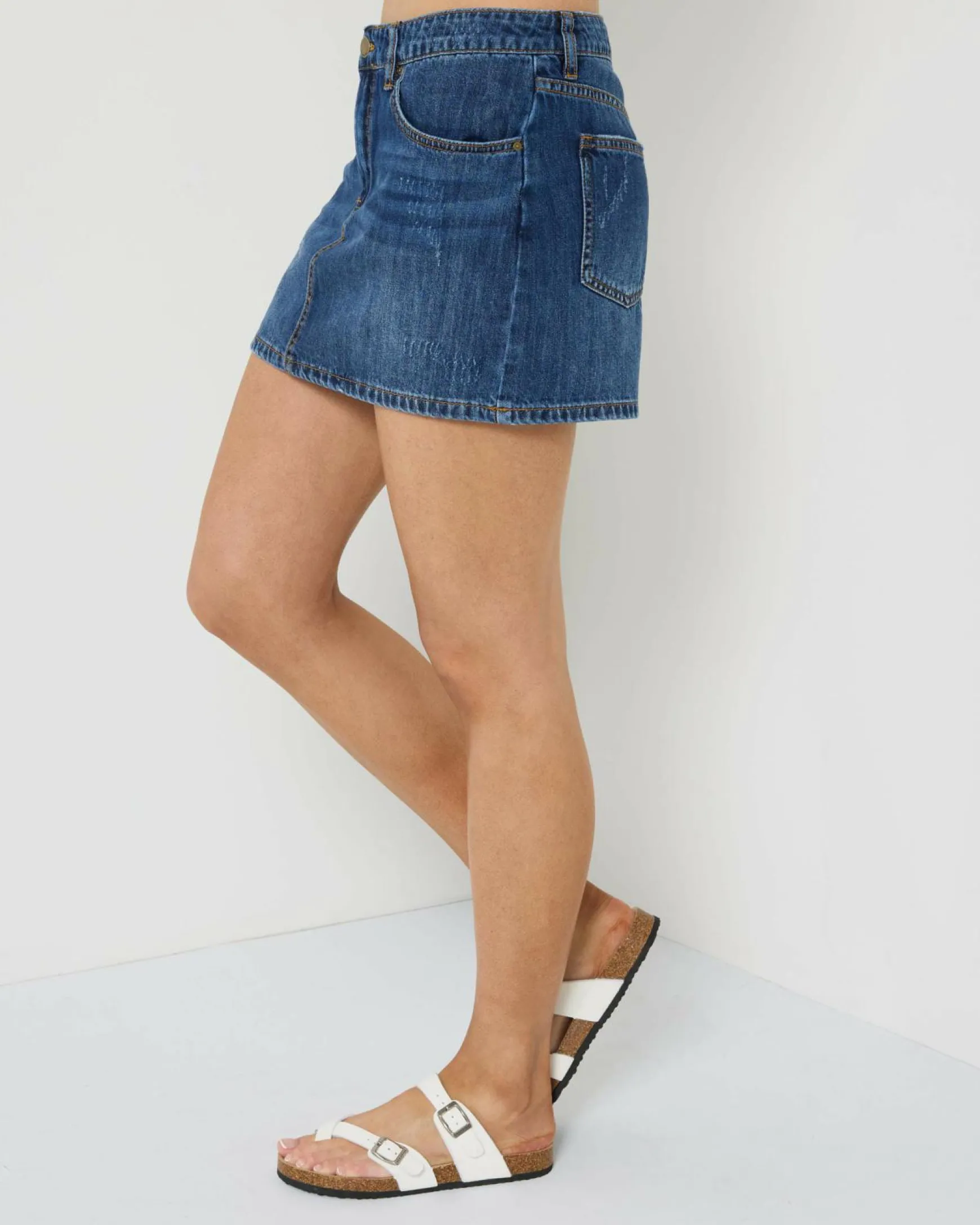 Frankie Denim Mini Skirt