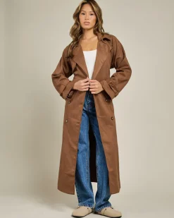 Frankie Faux Suede Coat