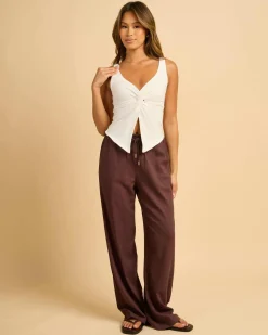 Frankie Split Front Top