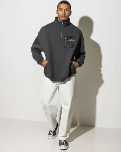Frequency Panel 1/4 Zip Sweatshirt