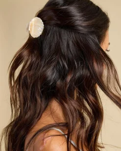 Geena Shell Hair Claw Clip Pack