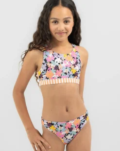 Girls' Above The Limits Crop Bikini Set