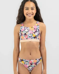 Girls' Above The Limits Crop Bikini Set
