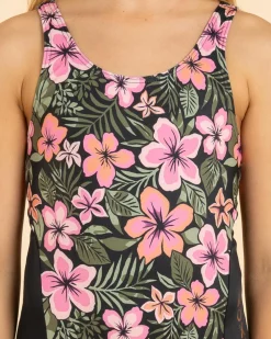 Girls' Active Floral One Piece Swimsuit