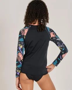 Girl's Active Long Sleeve Rash Vest