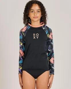 Girl's Active Long Sleeve Rash Vest