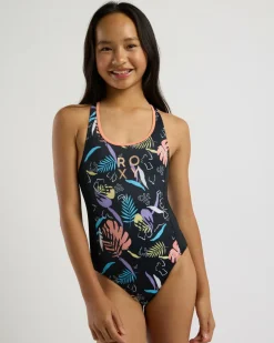 Girls' Active One Piece Swimsuit