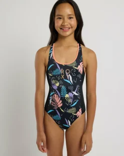 Girls' Active One Piece Swimsuit