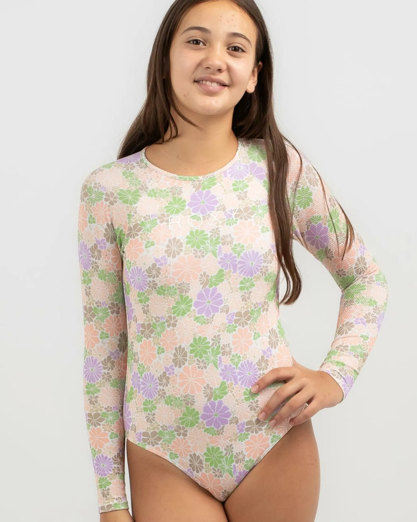 Girls' All About Sol Long Sleeve Surfsuit
