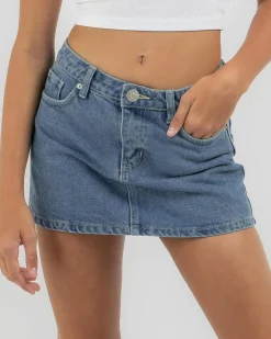 Girls' Allegra Denim Skort