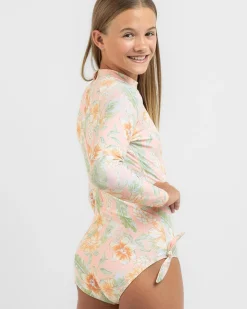Girls' Always Summer Long Sleeve Surfsuit