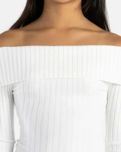 Girls' Ari Off Shoulder Knit Top