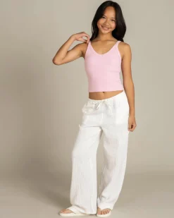 Girls' Basic V Neck Top