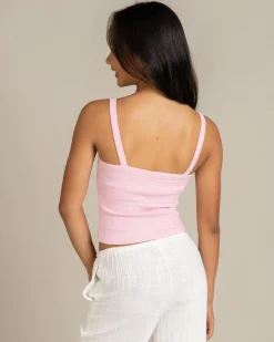 Girls' Basic V Neck Top