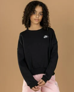Girls' Boxy Crew-Neck Sweatshirt