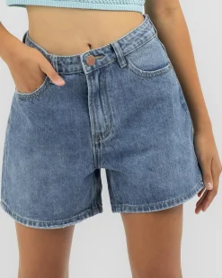 Girls' Byron Mid Denim Shorts