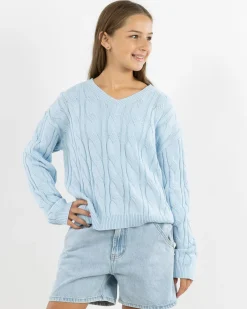 Girls' Cambridge V Neck Knit Jumper