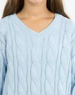Girls' Cambridge V Neck Knit Jumper