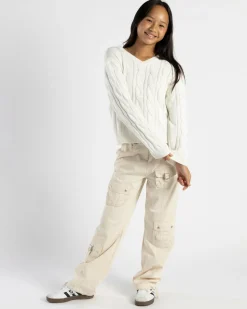 Girls' Cambridge V Neck Knit Jumper